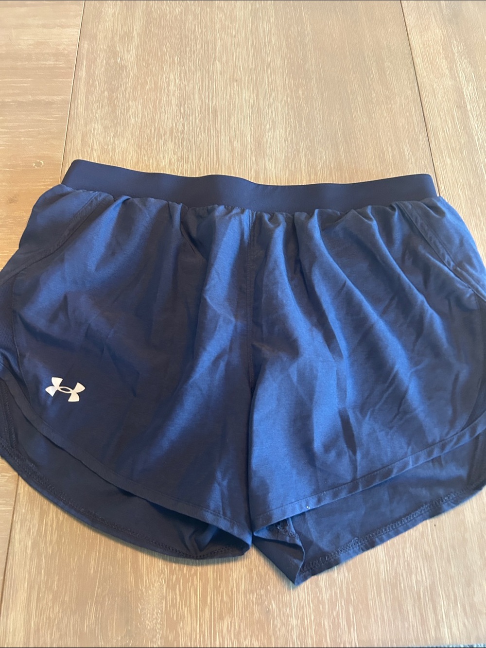 Under Armour Navy Blue Women's Athletic Shorts 2 inch inseam